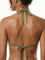 Jungle Fever - Emerald/Leopard Triangle Push-Up
