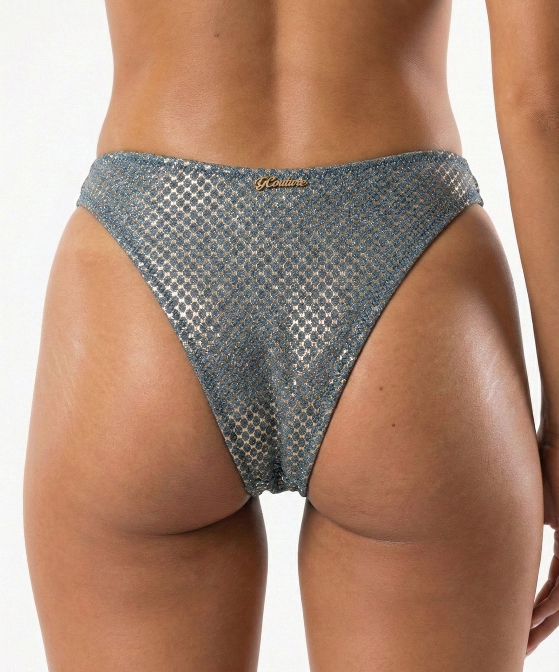 Baroque Queen-Denim High Leg