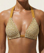 Gold Rush-Halter Push-Up (Gold)